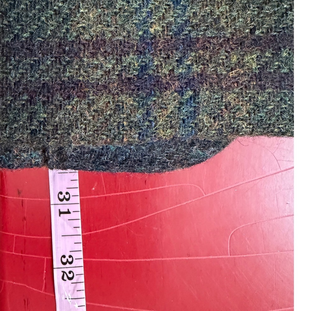 Lauren Ralph Lauren Plaid Wool Blazer Jacket Womens Size 10P Green Brown Vintage - Picture 13 of 13